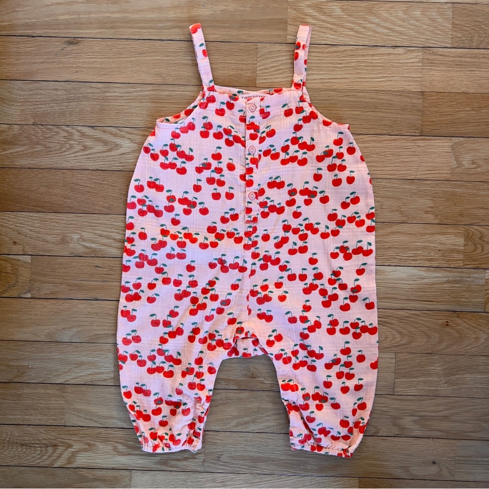 Tiny Cottons Apple Dungaree Overall